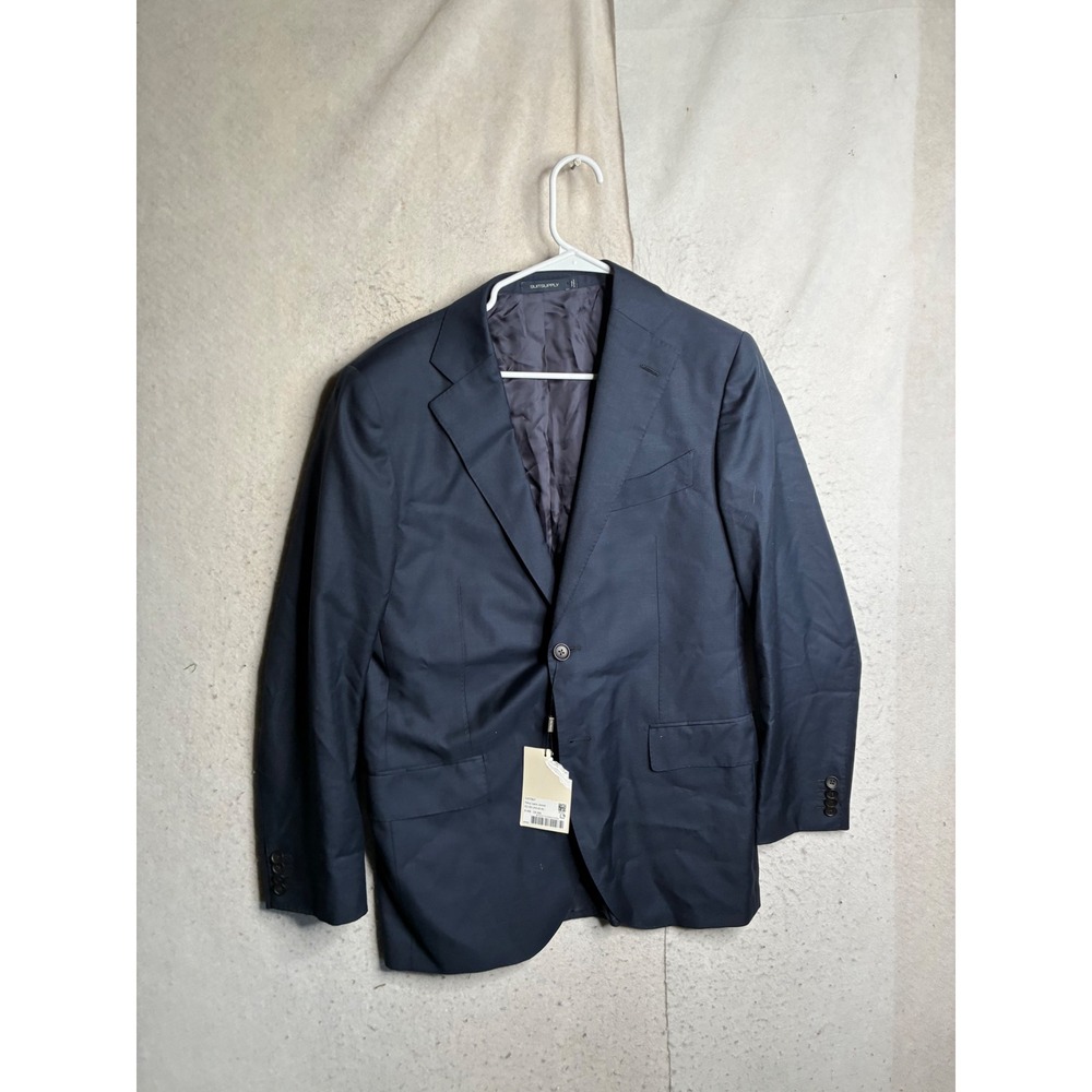 Suitsupply Navy Lazio Jacket Vitale Barberis Canonico Wool Blazer 40R C477807